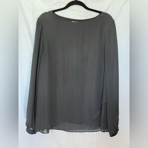 Banana Republic Charcoal Blouse